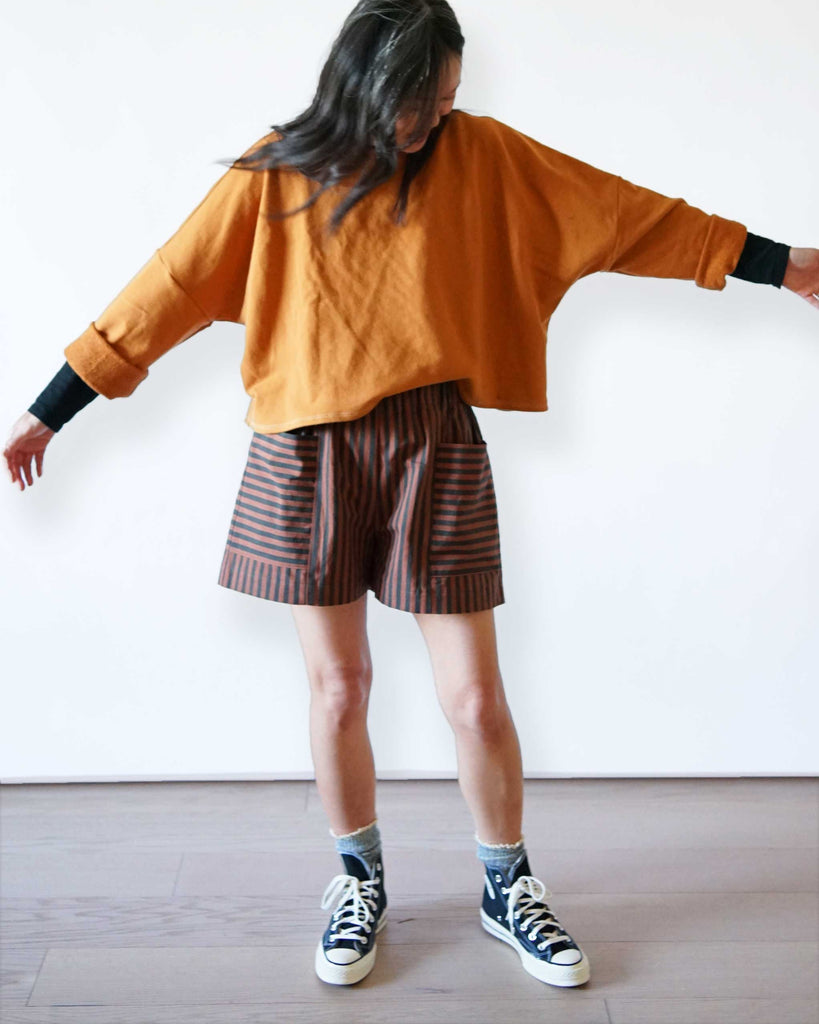 Matchy Matchy Sewing Club - Weekend Chore Shorts - PDF and Printed Pattern
