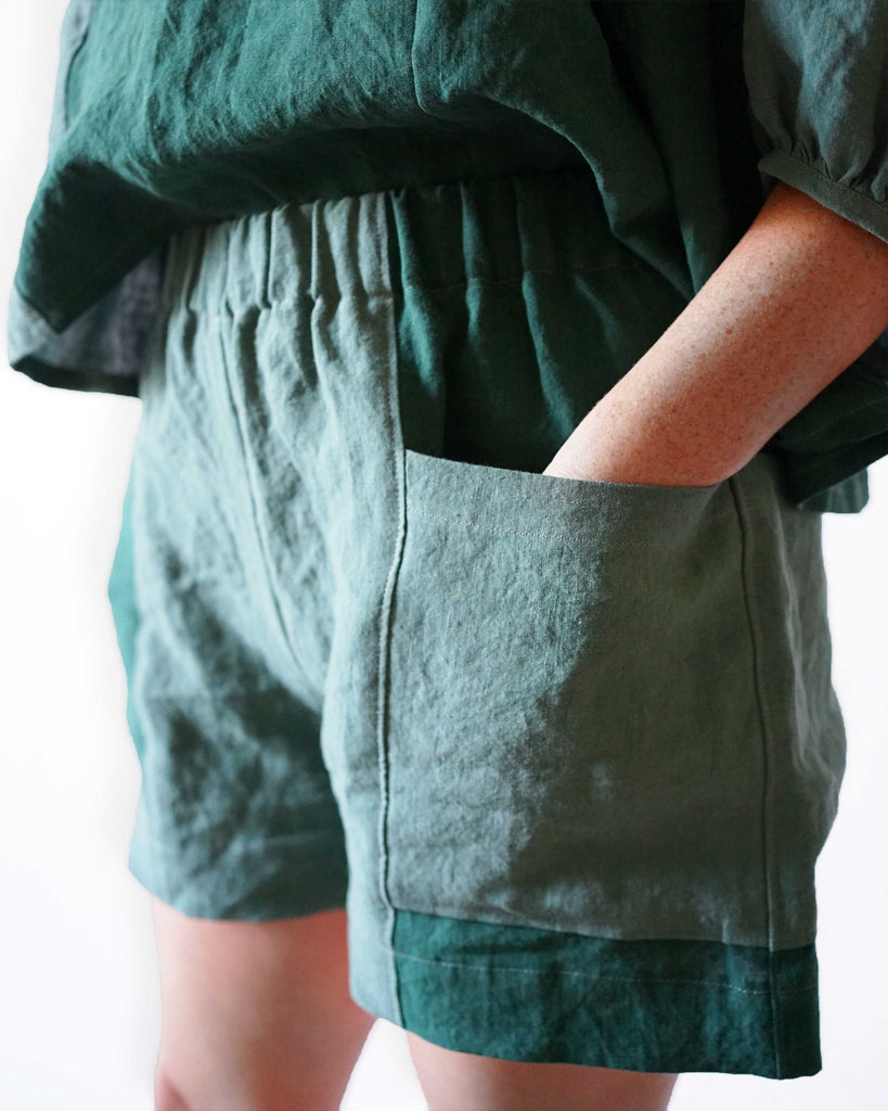 Matchy Matchy Sewing Club - Weekend Chore Shorts - PDF and Printed Pattern