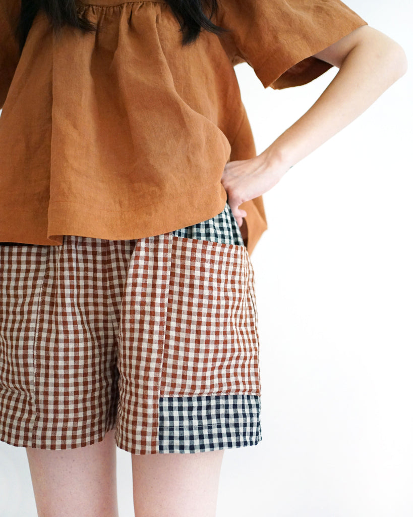 Matchy Matchy Sewing Club - Weekend Chore Shorts - PDF and Printed Pattern