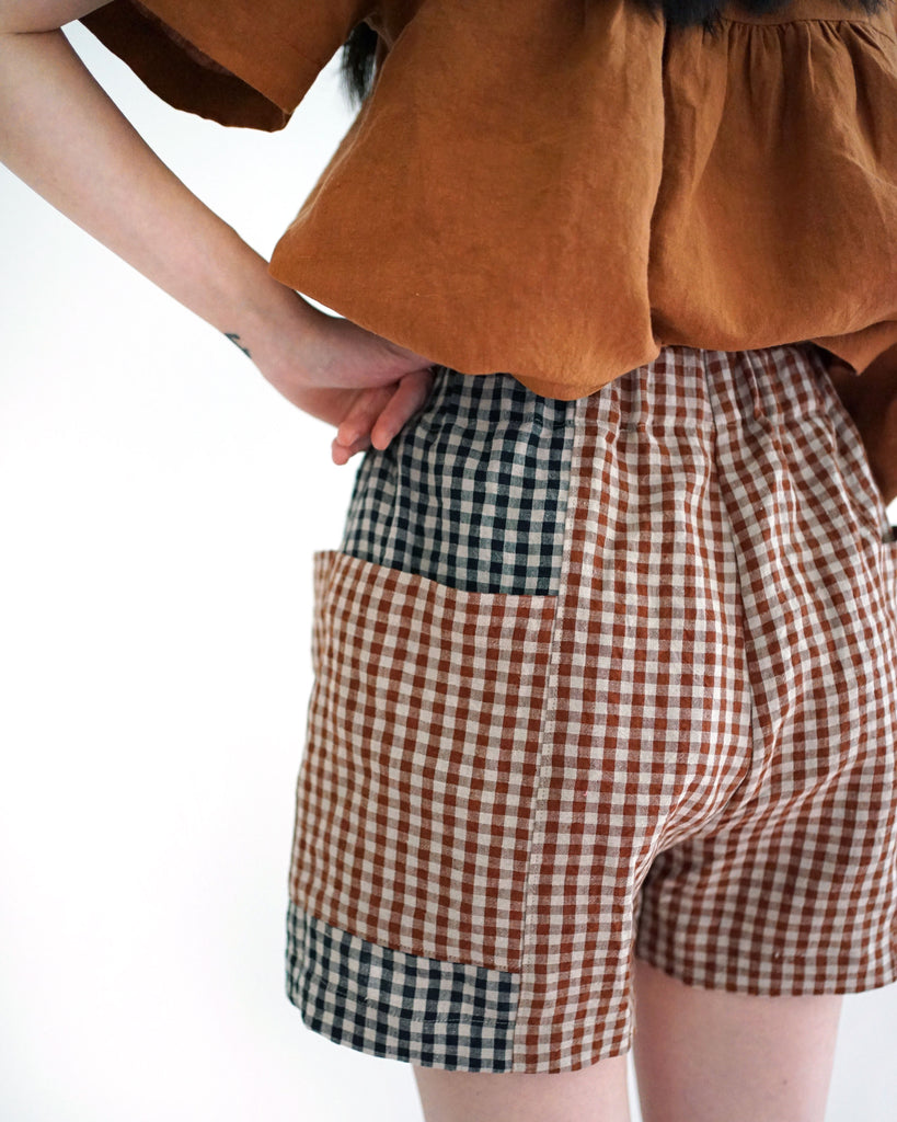Matchy Matchy Sewing Club - Weekend Chore Shorts - PDF and Printed Pattern