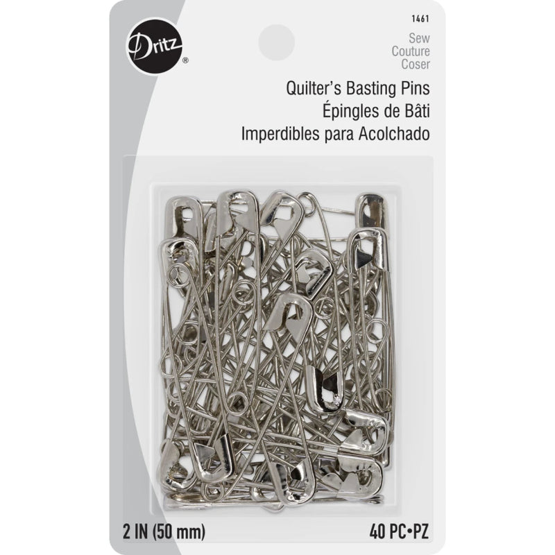 Dritz - Quilter's Basting Safety Pins - 2" - 40 pc. set