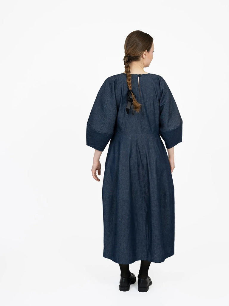 assembly line barrel dress Assembly Line / Printed Sewing Pattern / Barrel Dress