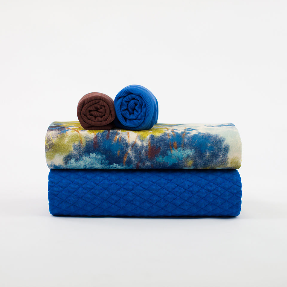 See You at Six - Linen Viscose Blend - Dreamy Forest