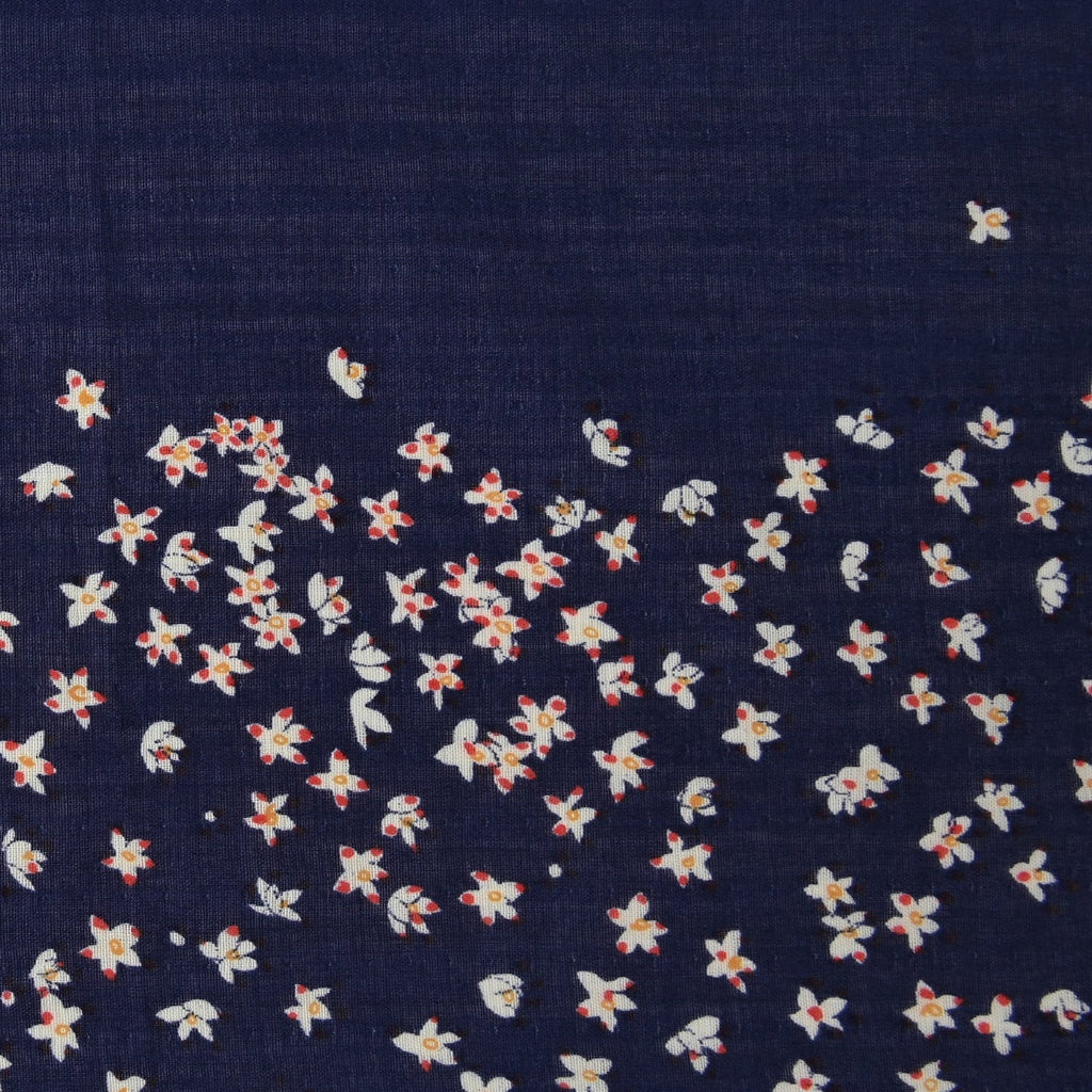 Nani Iro - Organic Cotton Double Gauze - Edelweiss - Navy