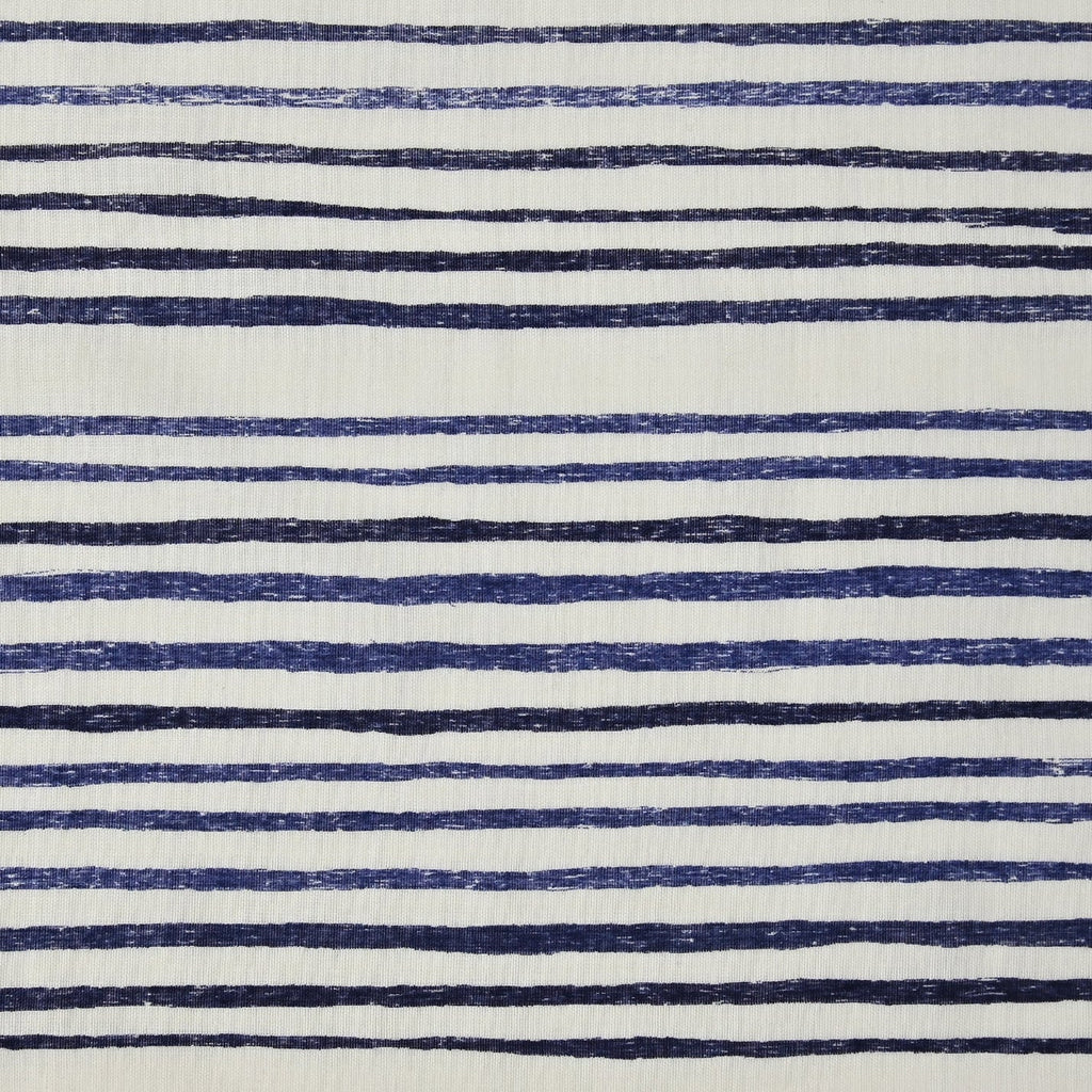 Nani Iro - Organic Cotton Double Gauze - SAAAA SAAAA - Blue and White Stripe