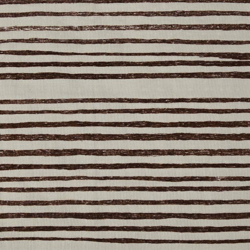 Nani Iro - Organic Cotton Double Gauze - SAAAA SAAAA - Brown and Pearl Stripe