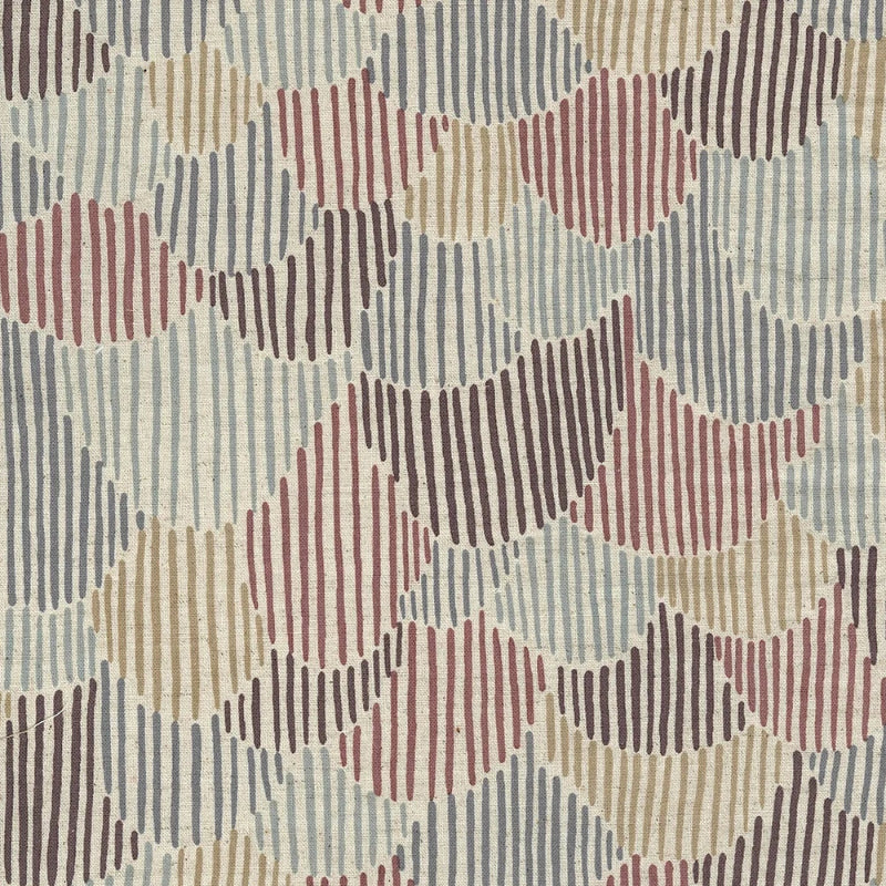 Linen Sheeting - Pathway by Bookhou - Scallops - Beige