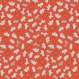 Art Gallery - Flannel - Cinnamon Toast - Circus Animals Retro