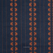 Fableism - Fine and Dandy - Deco Stripe - Navy/Spice