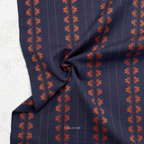 Fableism - Fine and Dandy - Deco Stripe - Navy/Spice