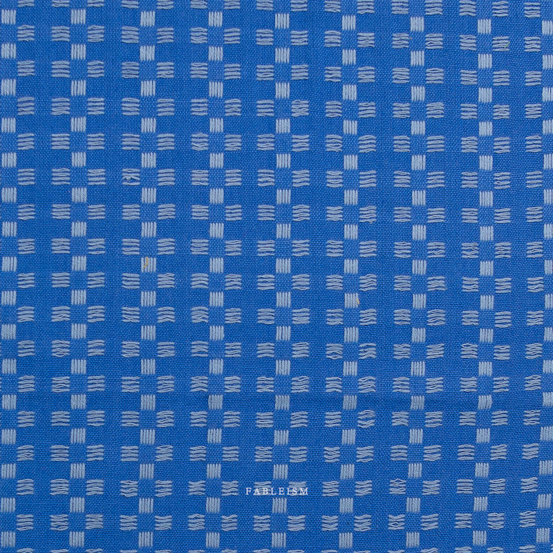Fableism - Fine and Dandy - Basket Weave - Bright Blue