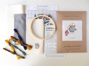 Junebug & Darlin - 6" Cross Stitch Kit - Floweret