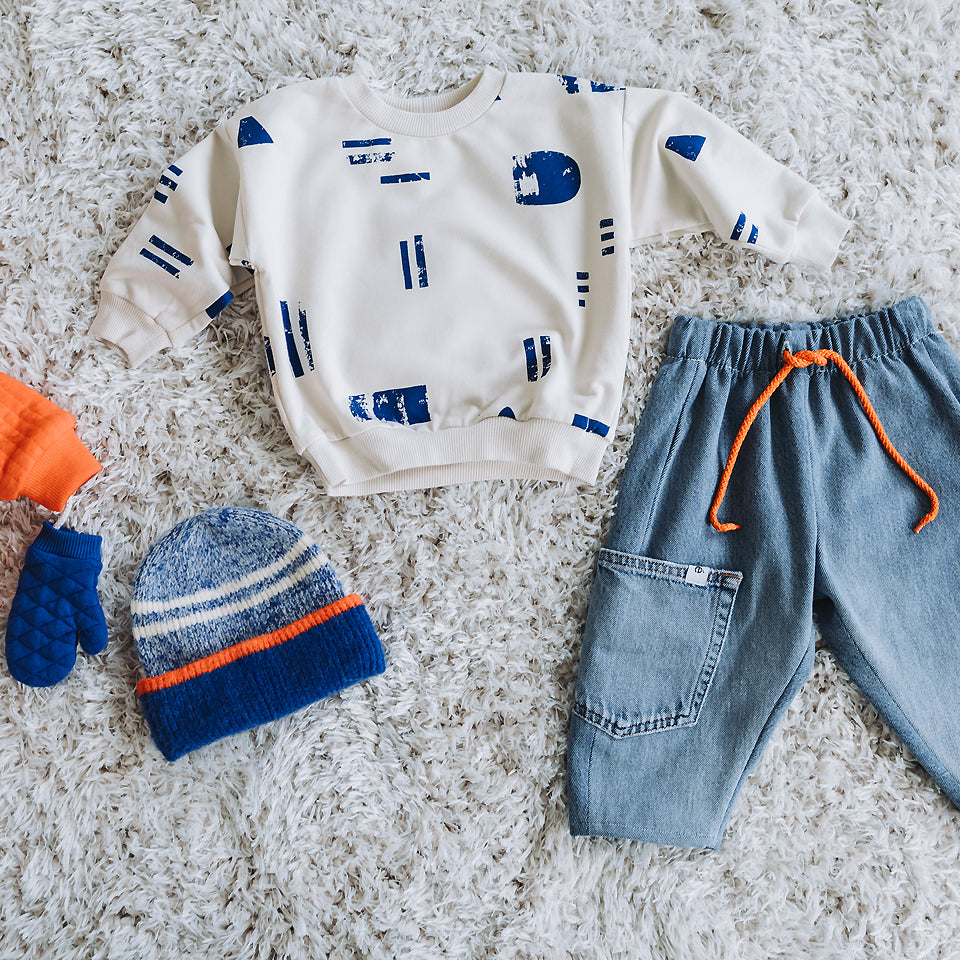 See You at Six - French Terry - Free Forms - Tofu Beige