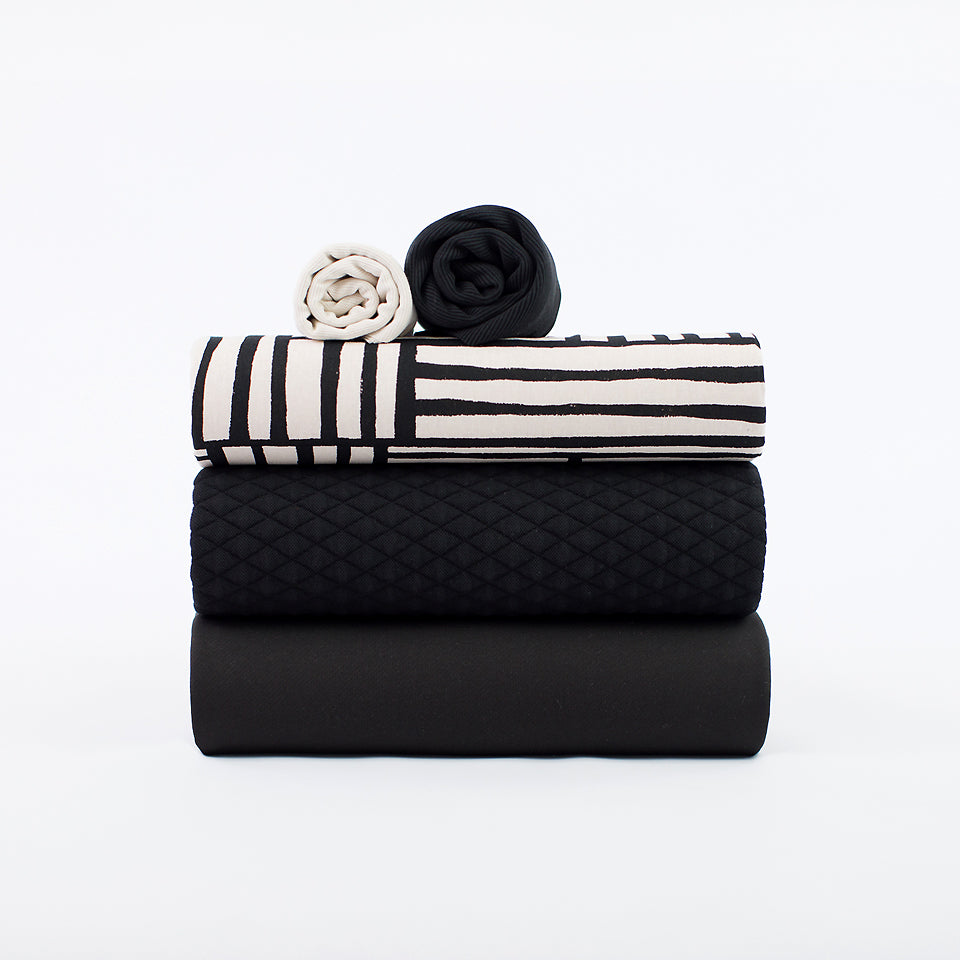 See You at Six - 3 Thread French Terry - Black