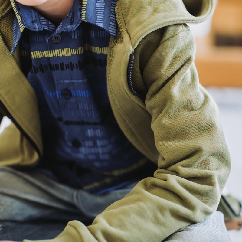 See You at Six - 3 Thread French Terry - Peat Moss Green