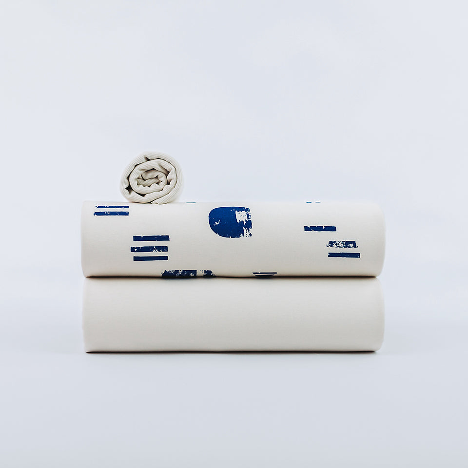 See You at Six - French Terry - Tofu Beige