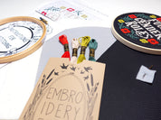 Junebug & Darlin - 6" Cross Stitch Kit - Fck Gender Roles