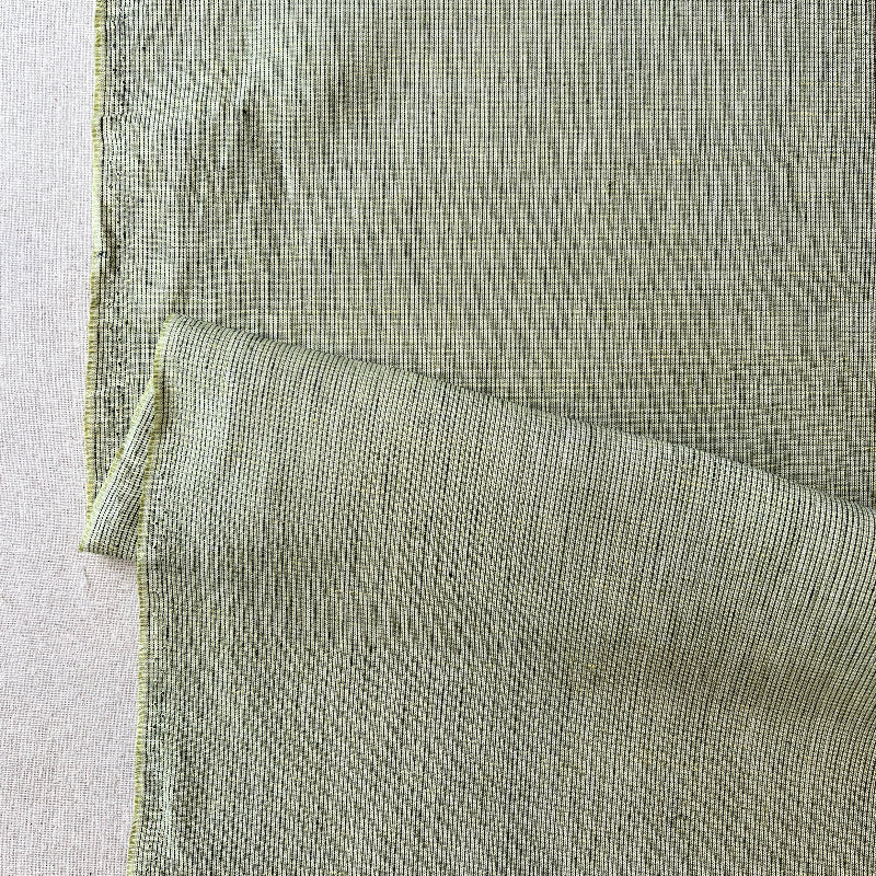 Lino Textile - Linen - Two Tones - Green Mini Check