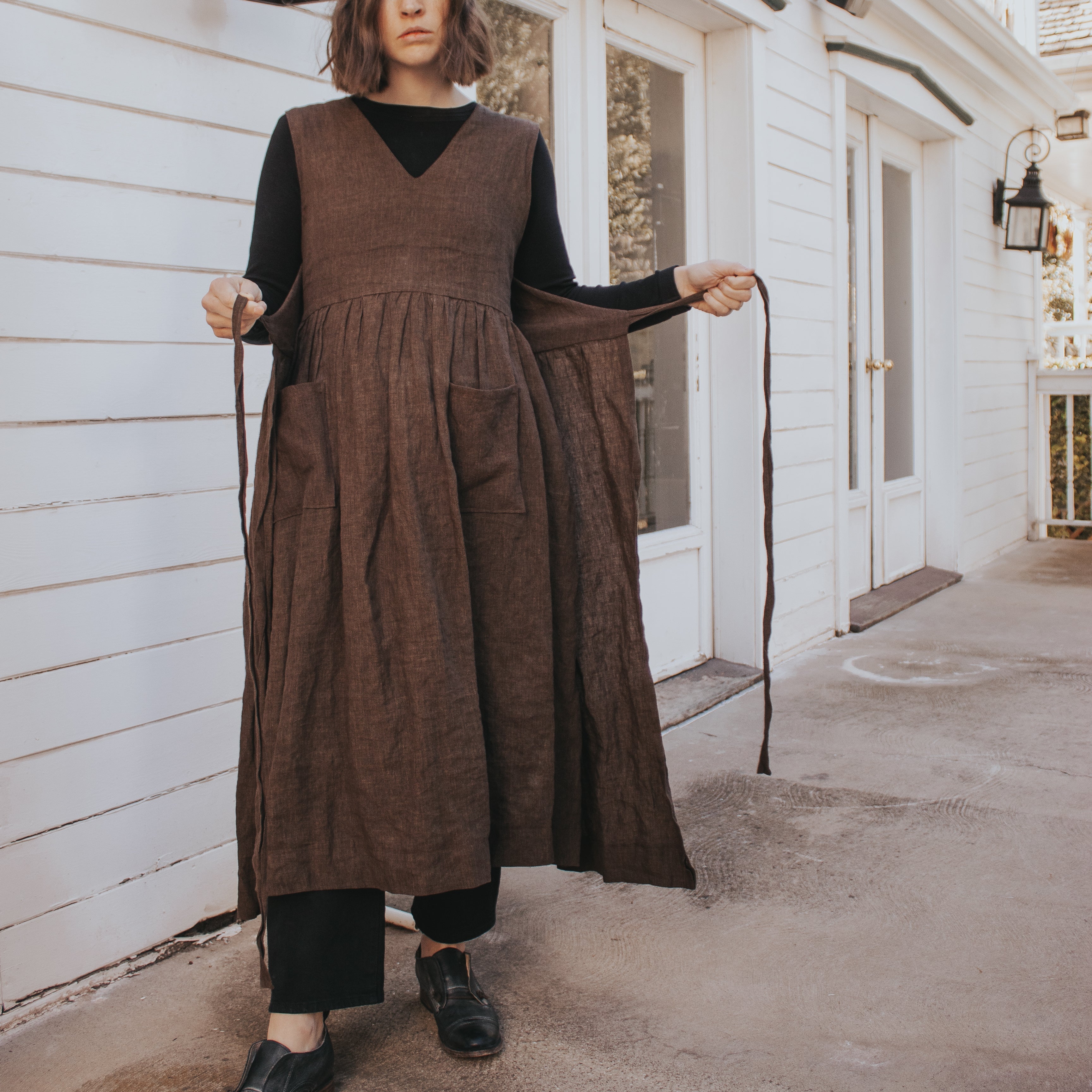Madswick - Ginkgo Pinafore - PDF and Printed Pattern | Bolt Fabric