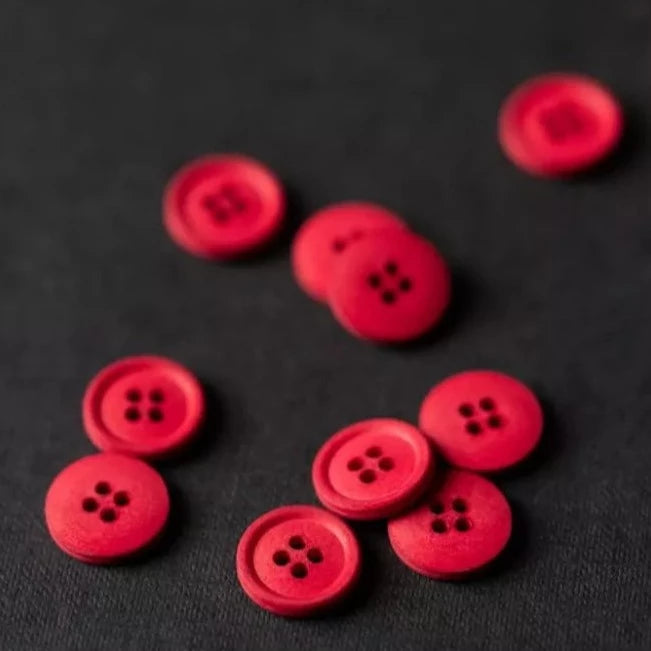 Merchant & Mills - Cotton Button - 11MM - Red
