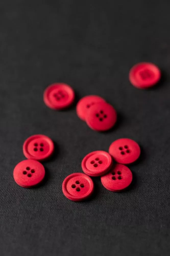 Merchant & Mills - Cotton Button - 11MM - Red