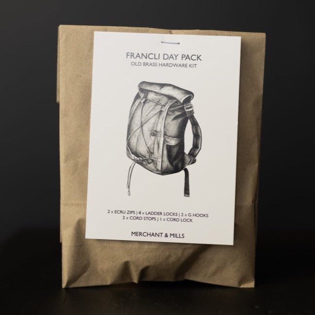 Merchant and Mills - Francli Day Pack Hardware Kit - Brass