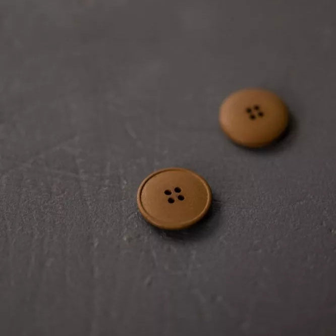 Merchant & Mills - 15mm Hemp Buttons - Stanley Tan