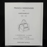 Merchant & Mills - The Francli Weekender Hardware Kit - Small, Sand