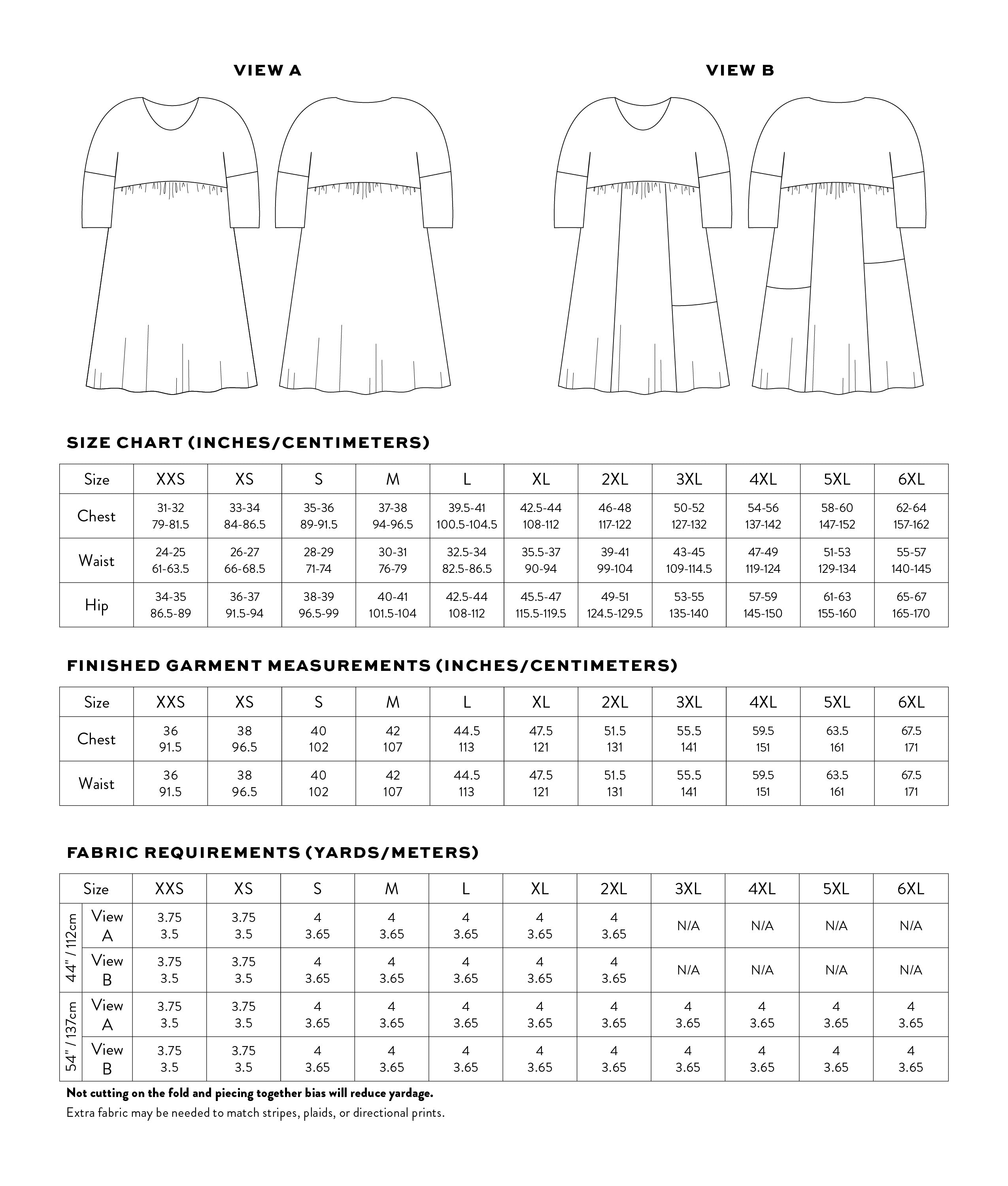 Matchy Matchy Sewing Club - Horizon Day Dress - PDF and Printed Pattern