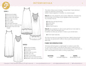 Paradise Patterns - Hallon Dress - PDF and Printed Pattern
