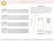 Paradise Patterns - Hallon Dress - PDF and Printed Pattern