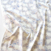 Birch Fabrics - Organic Cotton Poplin - Little Lamb - Fog