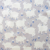 Birch Fabrics - Organic Cotton Poplin - Little Lamb - Fog