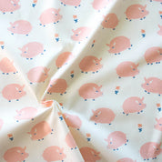 Birch Fabrics - Organic Cotton Poplin - Oink