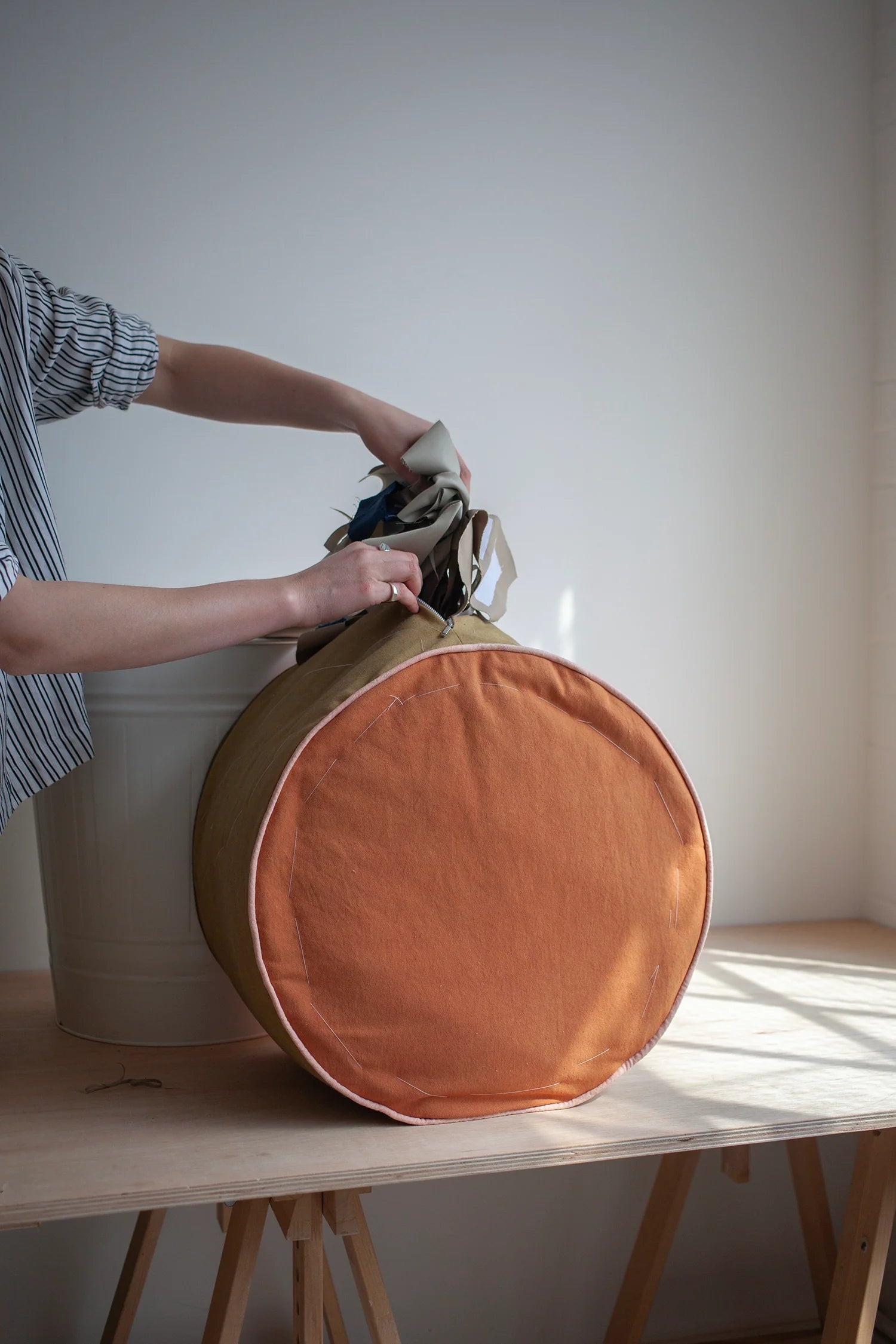 Modern Sewing Co. - Zero Waste Pouffe - PDF and Printed Pattern