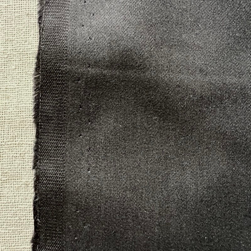 Micro Sanded French Twill - Cotton - 5 oz - Black