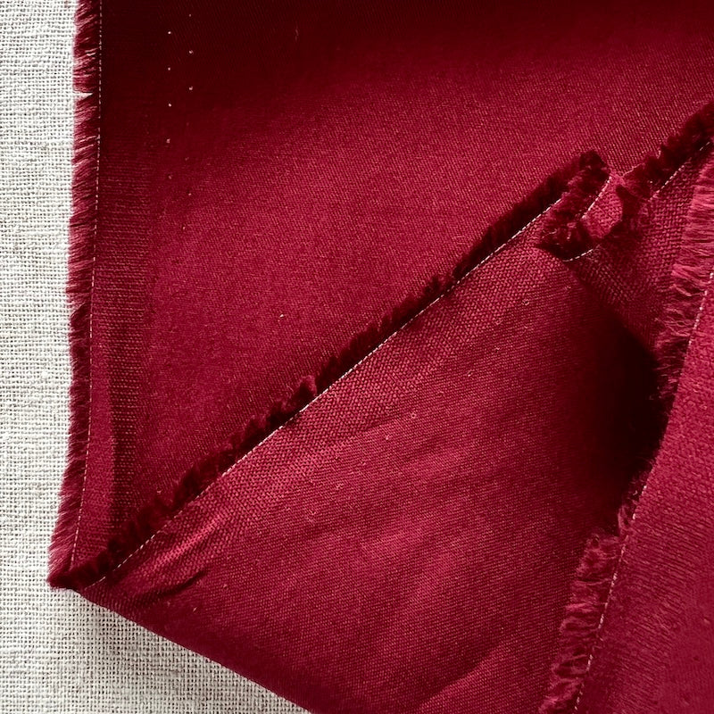 Micro Sanded French Twill - Cotton - 5 oz - Wine