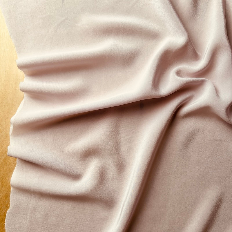 Deadstock - Silk Crepe de Chine - Pale Peach