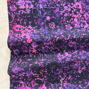 Hoffman - Bali Batik - Packed Floral - Grape Juice