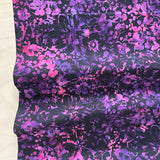 Hoffman - Bali Batik - Packed Floral - Grape Juice