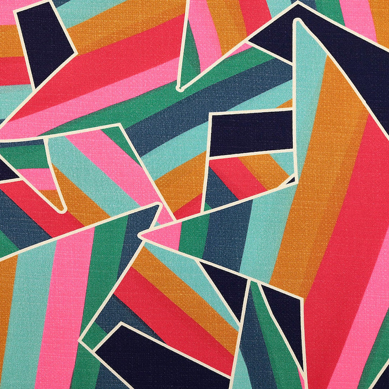 Fabric Godmother - Viscose Crepe - Bowie - Multi