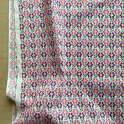 Sevenberry - Cotton Sheeting - Dot Flowers - Pink and Purple