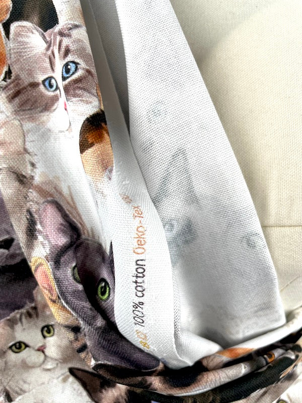 Cotton Canvas - Digital Print - Cats