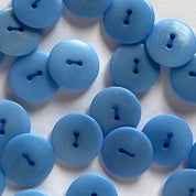 Textile Garden - Two-Hole Corozo Button - 15mm - Various Colors