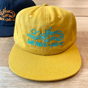 Bolt Hat - Mustard with Aqua