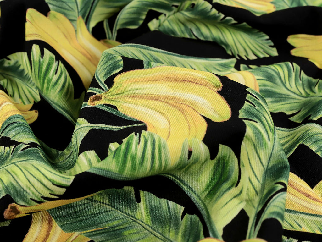 Fabric Godmother - Cotton Denim - Miami - Black