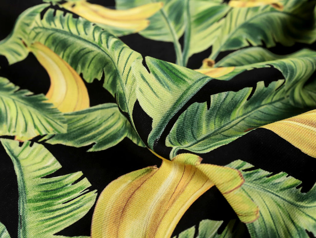 Fabric Godmother - Cotton Denim - Miami - Black