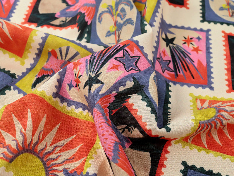 Fabric Godmother - Viscose/Linen - Yoko - Ivory