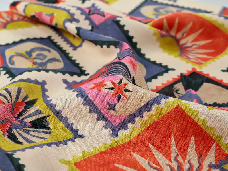 Fabric Godmother - Viscose/Linen - Yoko - Ivory
