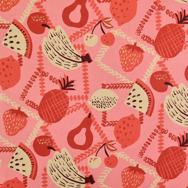 Fabric Godmother - Viscose/Linen - Carmen - Pink
